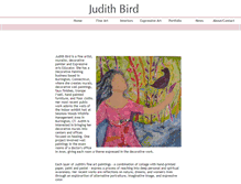 Tablet Screenshot of judithbirdart.com